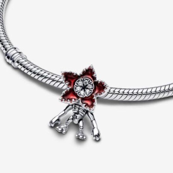 NWOT Stranger Things Moveable Demogorgon Charm Sterling Silver 925 - Picture 4 of 14